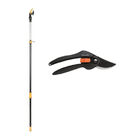 Сучкорез Fiskars UPX86 телескопический + Секатор Fiskars SingleStep P26