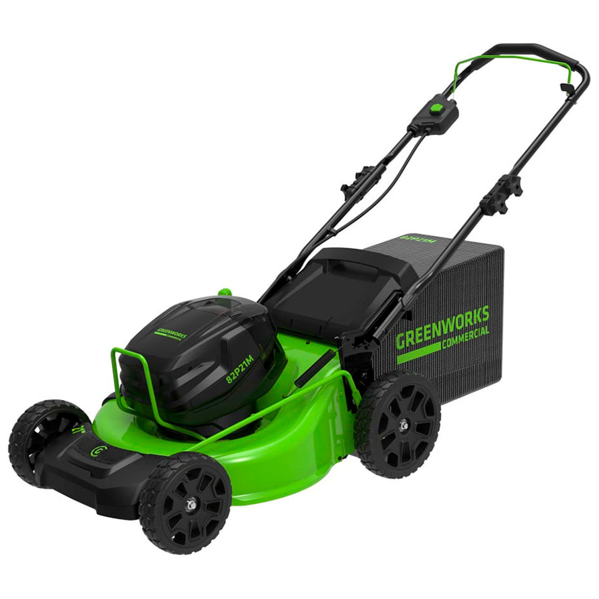 Аккумуляторная газонокосилка Greenworks GC82LM51SP2K2 — Фото 1